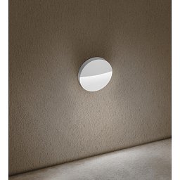 Obrázek pro produkt SEGNAPASSO LED PASEO TONDO venkovní nástěnné svítidlo bílá 4W 4000K IP54 - CENTURY