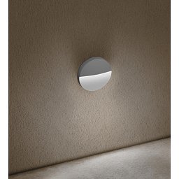 Obrázek pro produkt SEGNAPASSO LED PASEO TONDO venkovní nástěnné svítidlo šedá 4W 4000K IP54 - CENTURY