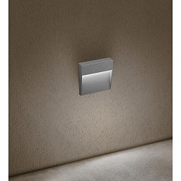 Obrázek pro produkt SEGNAPASSO LED PASEO QUADRATO venkovní nástěnné svítidlo šedá 4W 4000K IP54 - CENTURY