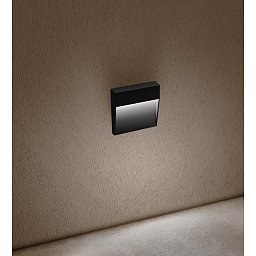 Obrázek pro produkt SEGNAPASSO LED PASEO QUADRATO venkovní nástěnné svítidlo černá 4W 4000K IP54 - CENTURY