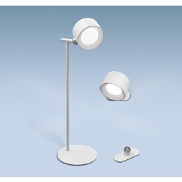 Obrázek pro produkt LED stolní lampa s odnímatelnou nabíjecí hlavou bílá 1.8W 4000K USB IP20 - CENTURY