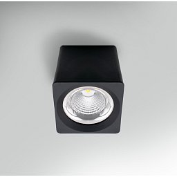 Obrázek pro produkt Stropní svítidlo LED QUBE ČERNÉ 131x131x133mm 25W 230V 3000K 45d IP20 - CENTURY