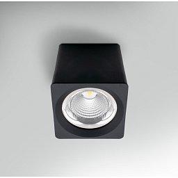 Obrázek pro produkt Stropní svítidlo LED QUBE ČERNÉ 161x161x164mm 35W 230V 3000K 45d IP20 - CENTURY