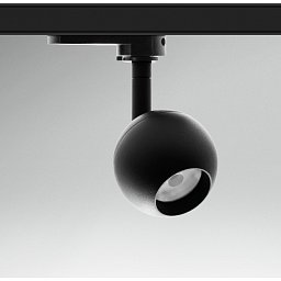 Obrázek pro produkt Svítidlo pro 3fázovou lištu REGIA SHOP MINI SPHERE černá LED 10W 4000K CRI90 UGR16 - CENTURY