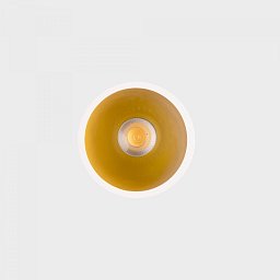 Obrázek pro produkt NOON zapuštěné svítidlo s rámečkem bílá-zlatá 5 W 4000K PUSH - KOHL-Lighting