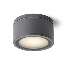 Obrázek pro produkt MERIDO stropní antracitová 230V GX53 11W IP44 - RED - DESIGN RENDL