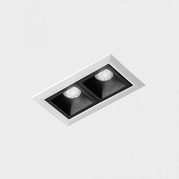 Obrázek pro produkt AKCE - NSES zapuštěné svítidlo s rámečkem bílá-černá 4W 3000K nestmívatelné - KOHL-Lighting