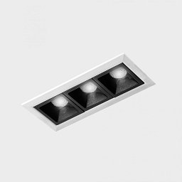 Obrázek pro produkt NSES zapuštěné svítidlo s rámečkem bílá-černá 6 W 3000K PUSH - KOHL-Lighting