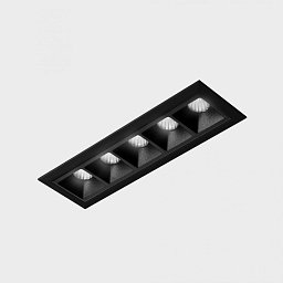 Obrázek pro produkt NSES zapuštěné svítidlo s rámečkem černá 10 W 2700K PUSH - KOHL-Lighting