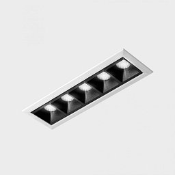 Obrázek pro produkt NSES zapuštěné svítidlo s rámečkem bílá-černá 10 W 2700K PUSH - KOHL-Lighting