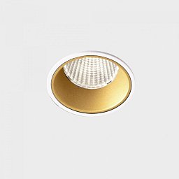 Obrázek pro produkt VERSUS zapuštěné svítidlo s rámečkem bílá-zlatá 5 W 3000K PUSH - KOHL-Lighting