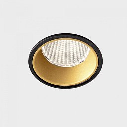 Obrázek pro produkt VERSUS zapuštěné svítidlo s rámečkem černá-zlatá 15 W 3000K fázové stmívání - KOHL-Lighting