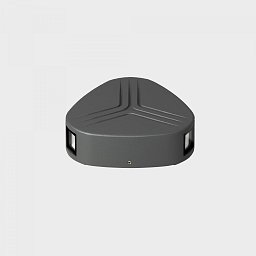 Obrázek pro produkt PRISMA TRE nástěnné svítidlo tmavě šedá 7 W 3000K nestmívatelné - KOHL-Lighting