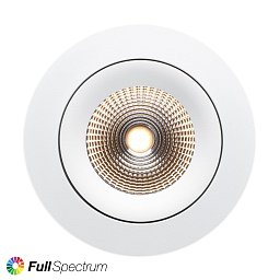 Obrázek pro produkt Vestavné LED svítidlo One360 SL Full Spectrum pr.68-83 mm bílé 559lm 3000K Ra97 DALI IP44/IP20 36° - TLG