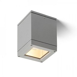 Obrázek pro produkt Svítidlo QUADRA M stropní stříbrnošedá 230V E27 75W IP54 - RED - DESIGN RENDL