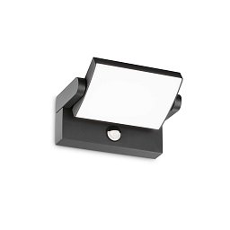Obrázek pro produkt Venkovní nástěnné svítidlo SWIPE AP venkovní nástěnné LED svítidlo se senzorem 21W 2000lm 3000K 21,2cm IP54, antracitové - IDEALLUX