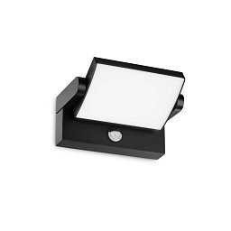 Obrázek pro produkt Venkovní nástěnné svítidlo se senzorem SWIPE LED 21W 2300/1320lm 3000K černá - IDEALLUX