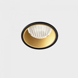 Obrázek pro produkt VERSUS zapuštěné svítidlo s rámečkem černá-zlatá 5 W 3000K 1-10V - KOHL-Lighting