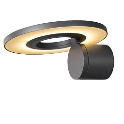 Obrázek pro produkt I-RING nástěnné přisazené svítidlo, 9,2 W, 3000 K, antracit - BIG WHITE (SLV)