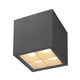Obrázek pro produkt S-CUBE stropní přisazené svítidlo, 2700/3000 K, 15 W, PHASE, 80°, antracit - BIG WHITE (SLV)