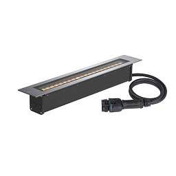 Obrázek pro produkt DASAR® 600 svítidlo pro vestavbu do země, 18 W, 3000 K, IP65/IP67, čtvercové, nerezová ocel - BIG WHITE (SLV)