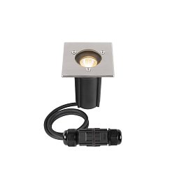 Obrázek pro produkt DASAR® S svítidlo pro vestavbu do země, hranaté, 4 W, 3000 K, 24°, IP67, válcové, antracit - BIG WHITE (SLV)