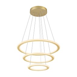 Obrázek pro produkt ONE FLAT závěsné svítidlo, triple, 300 cm, 2700/3000 K, DALI 2, Touch, mosaz - BIG WHITE (SLV)