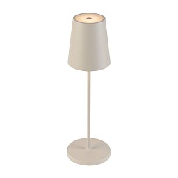 Obrázek pro produkt VINOLINA TWO stolní svítidlo, aku, IP65, 2200/2700/3000 K, TOUCH, béžová - BIG WHITE (SLV)