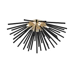 Obrázek pro produkt C0491-06B-F7BC URCHIN stropní svítidlo černá-zlatá - ZUMALINE