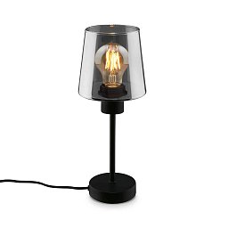 Obrázek pro produkt Stolní lampa, 35,5 cm, 1x E27, max. 10W, černá - BRILONER