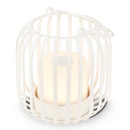 Obrázek pro produkt LED nabíjecí stolní lampa, 13 cm, 2W, 150lm, bílé-zlatá - BRILONER