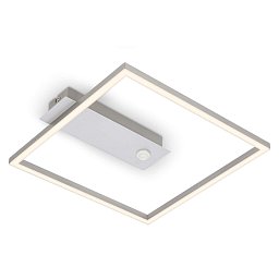 Obrázek pro produkt LED stropní svítidlo s čidlem, 32 cm, 14W, 400lm, hliník - BRILONER