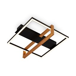 Obrázek pro produkt LED stropní svítidlo, 34,5 cm, 14W, 400lm, černá - BRILONER