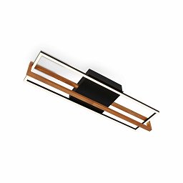 Obrázek pro produkt LED stropní svítidlo, 73,5 cm, 22W, 2200lm černá - BRILONER