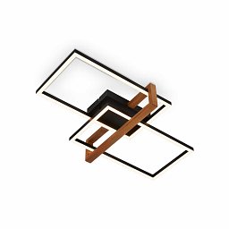 Obrázek pro produkt LED stropní svítidlo, 50,5 cm, 33W, 3300lm černá - BRILONER