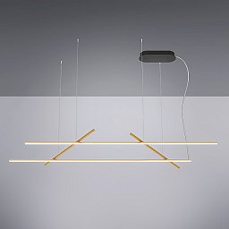 Závěsné svítidlo Overlap Decò DALI/PUSH bronz / černý kabel UP 40W 3100lm / DOWN 70W 5400lm 3000K - Team Italia Obrázek pro produkt Závěsné svítidlo Overlap Decò DALI/PUSH bronz / černý kabel UP 40W 3100lm / DOWN 70W 5400lm 3000K - Team Italia
