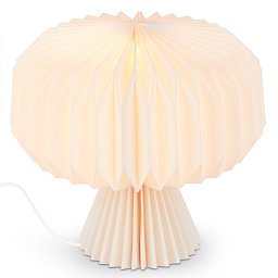 Obrázek pro produkt Papír stolní lampa 25 cm 1x E14 max. 6 W bílé - BRILONER