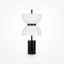 Obrázek pro produkt Stolní lampa Kyoto 3000K 11W teplá bílá černý kov mramor - MAYTONI