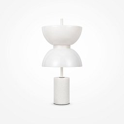 Obrázek pro produkt Stolní lampa Kyoto 3000K 11W teplá bílá bílý kov mramor - MAYTONI