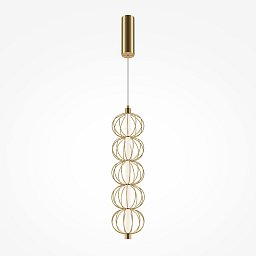 Obrázek pro produkt Závěsné svítidlo Golden Cage 3000K 10W teplá bílá 1050lm zlatý kov - MAYTONI