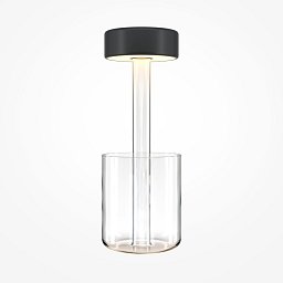 Obrázek pro produkt Stolní lampa AI Collaboration 2200/4000K 3W nastavitelná bílá černá sklo stmívatelná na baterie  - MAYTONI