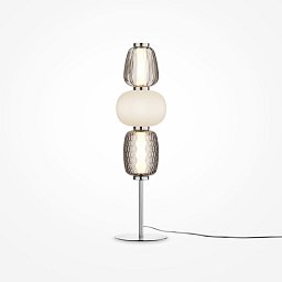 Obrázek pro produkt Stolní lampa Pattern 3000K 28W teplá bílá chrom kov sklo - MAYTONI