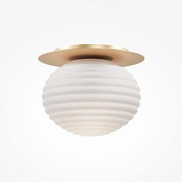 Obrázek pro produkt Stropní svítidlo Reels E27 60W zlatá kov opálové sklo - MAYTONI