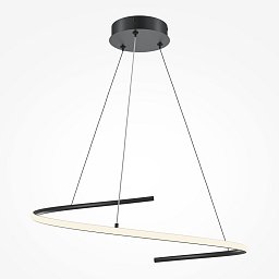 Obrázek pro produkt Závěsné svítidlo Curve 33W nastavitelná bílá 1600lm černý hliník - MAYTONI