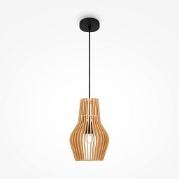 Obrázek pro produkt Závěsné svítidlo Roots E27 40W béžová kov skandinávský design - MAYTONI