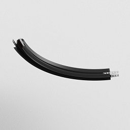 Obrázek pro produkt Radius-Verbinder R300 Exility EinbaustromKolejnice pro magnetickou lištu 24 V für Gipskarton 12,5 mm, černá TRA044-angle.12B - MAYTONI