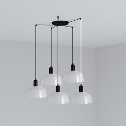 Obrázek pro produkt TATAWIN M závěsné svítidlo 5x žárovka, bílá - FARO