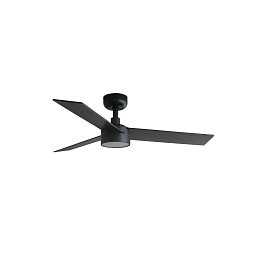 Obrázek pro produkt RUDDER S LED stropní ventilátor, černá/ořech - FARO