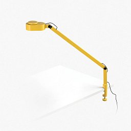 INVITING stolní lampa s klipem, žlutá - FARO Obrázek pro produkt INVITING stolní lampa s klipem, žlutá - FARO