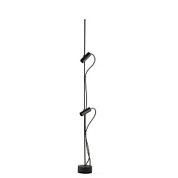 Obrázek pro produkt CLAP 1266 stojací lampa, černá 2x6W 3000K 38st. - FARO